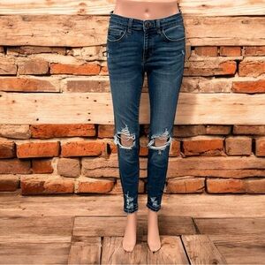Judy Blue Distressed Skinny Jeans Size 7/28